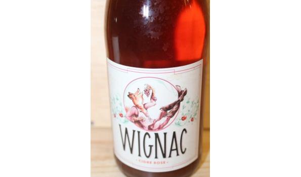 18 flessen div sterke drank WIGNAC
